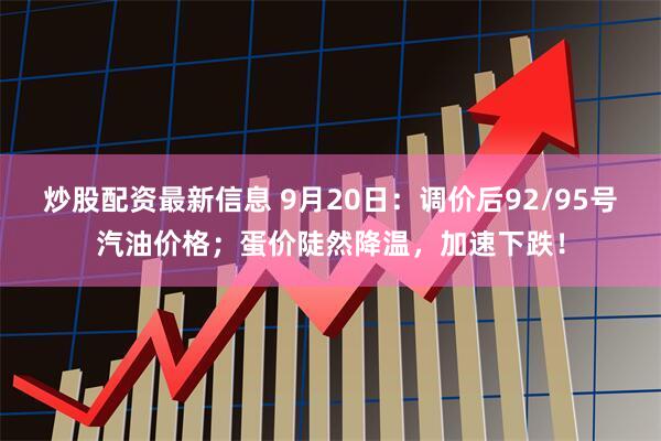 炒股配资最新信息 9月20日：调价后92/95号汽油价格；蛋价陡然降温，加速下跌！